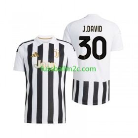 Fußballtrikots Juventus Jonathan David 30 Heim Trikotsatz 2026-2027